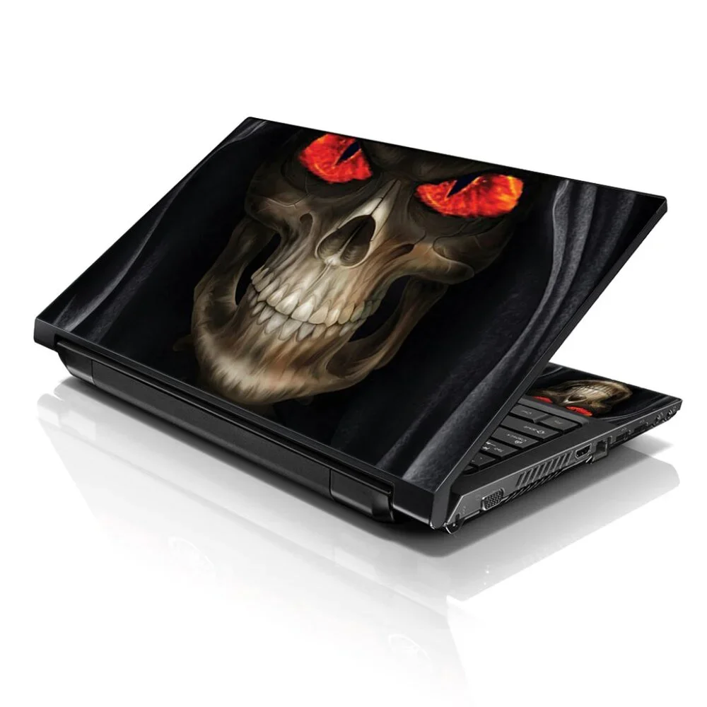 LSS 15.6 & 17.3 Inches Laptop Notebook Skin Sticker Decal - Hooded Skull Lord